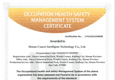 Occupational Health and Safety Management Certificate